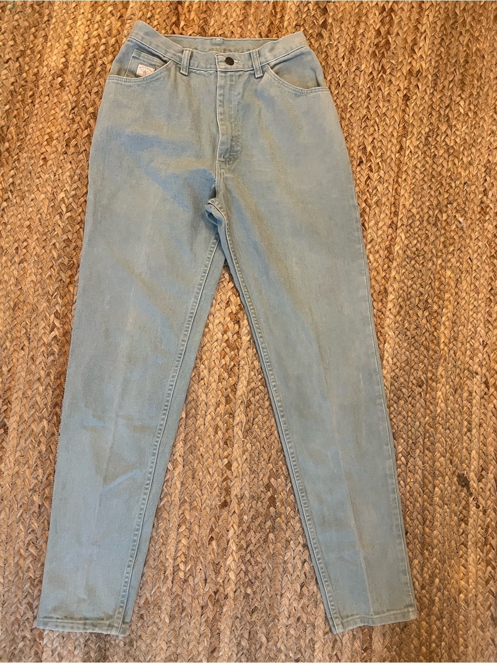Light Wash High-Rise Mom Jeans 0/2